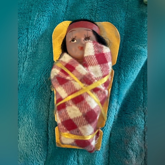 Vintage 1930s INDIAN GIRL PAPOOSE SKOOKUM MesaNational Park...